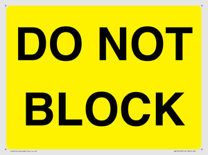 DO NOT BLOCK